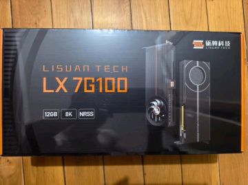 国产LX 7G100显卡已卖近百块：用户称体验接近4070
